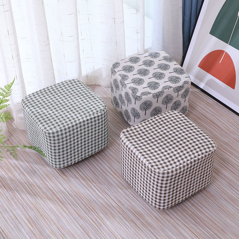 Cotton Standard Stool Modern Style Simple Household Foot Stool
