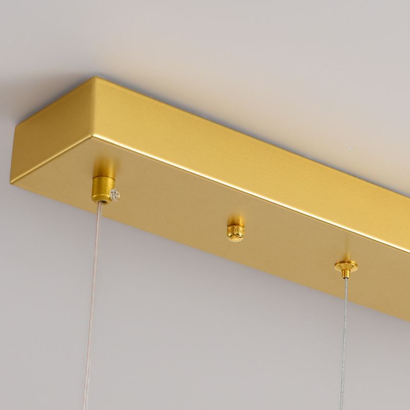 Minimalist LED Ceiling Pendant Light Linear Kitchen Island Fixture