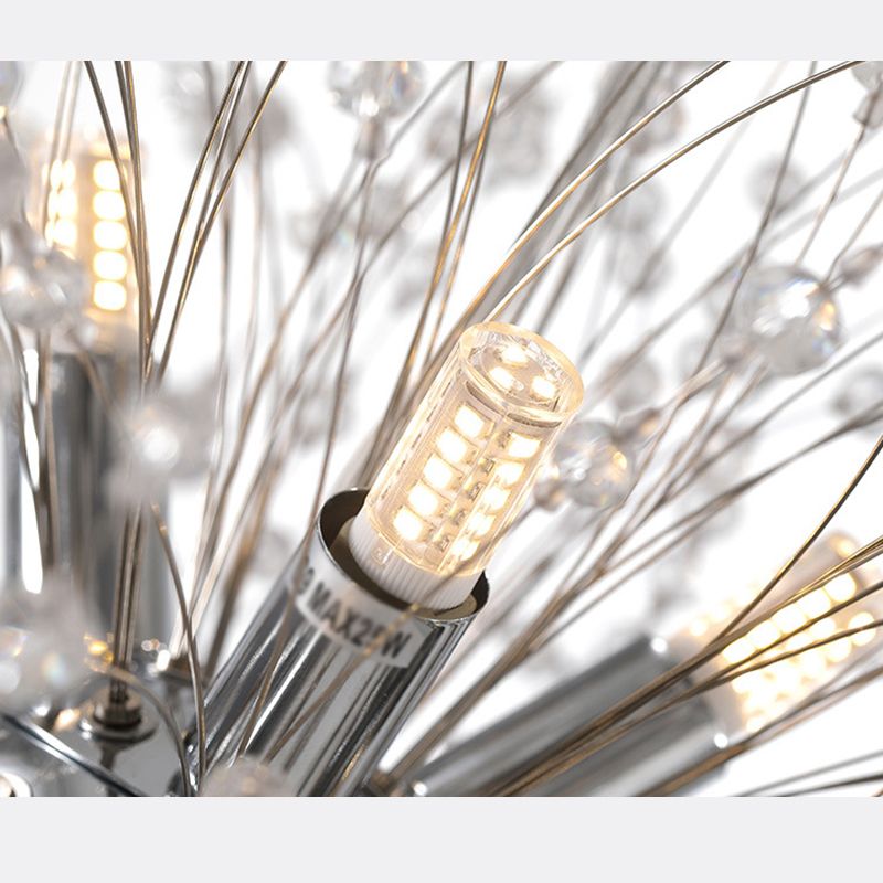 Moderne Spray Hanging Pendell Lichtkristall Anhängerbeleuchtung