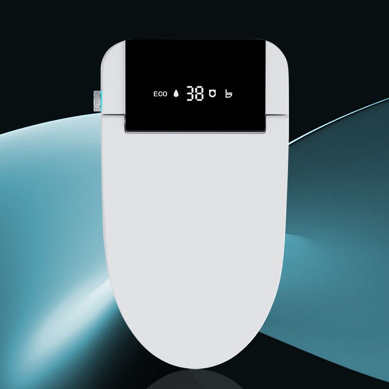 Modern Heated Seat Flush Toilet Floor Mount White Toilet Bowl with Toilet Seat