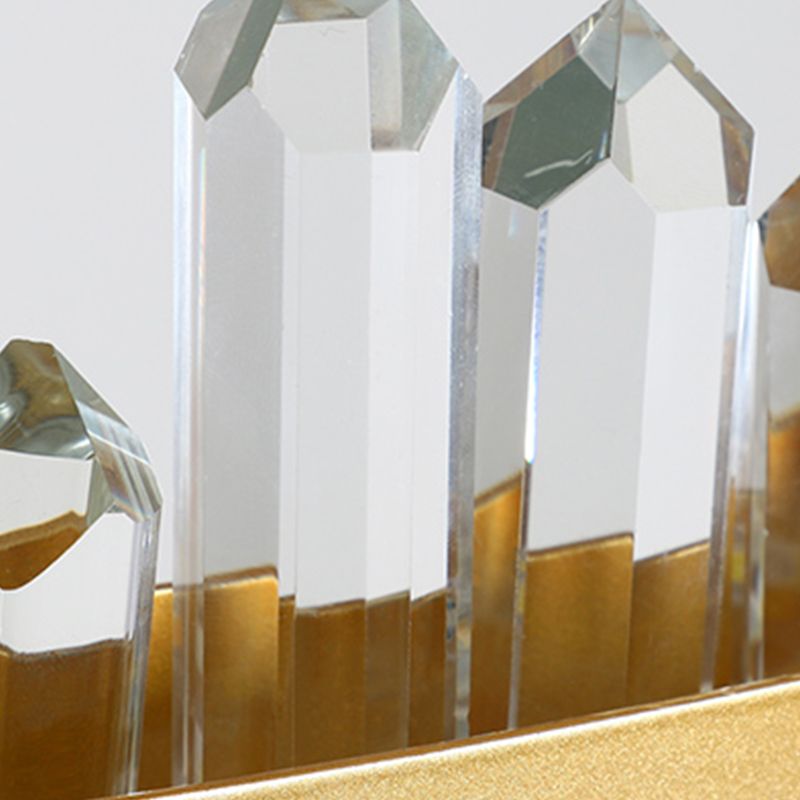 Noordse geometrische kroonluchter Crystal Single Light Led kroonluchter hanger voor woonkamer