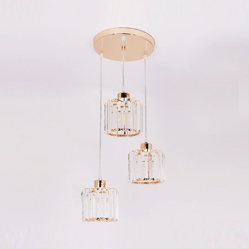 Luci a trazione della geometria a sospensione Crystal 3 Crystal 3 Freeputure appese