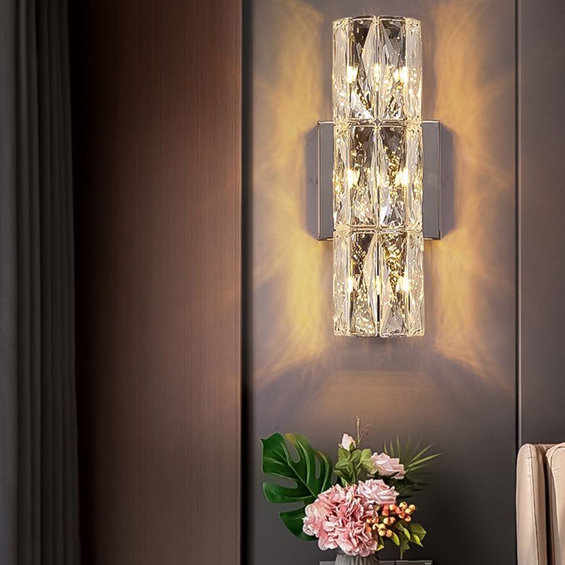 Crystal Wall Sconce Post-Modern Style Wall Light Fixture for Living Room