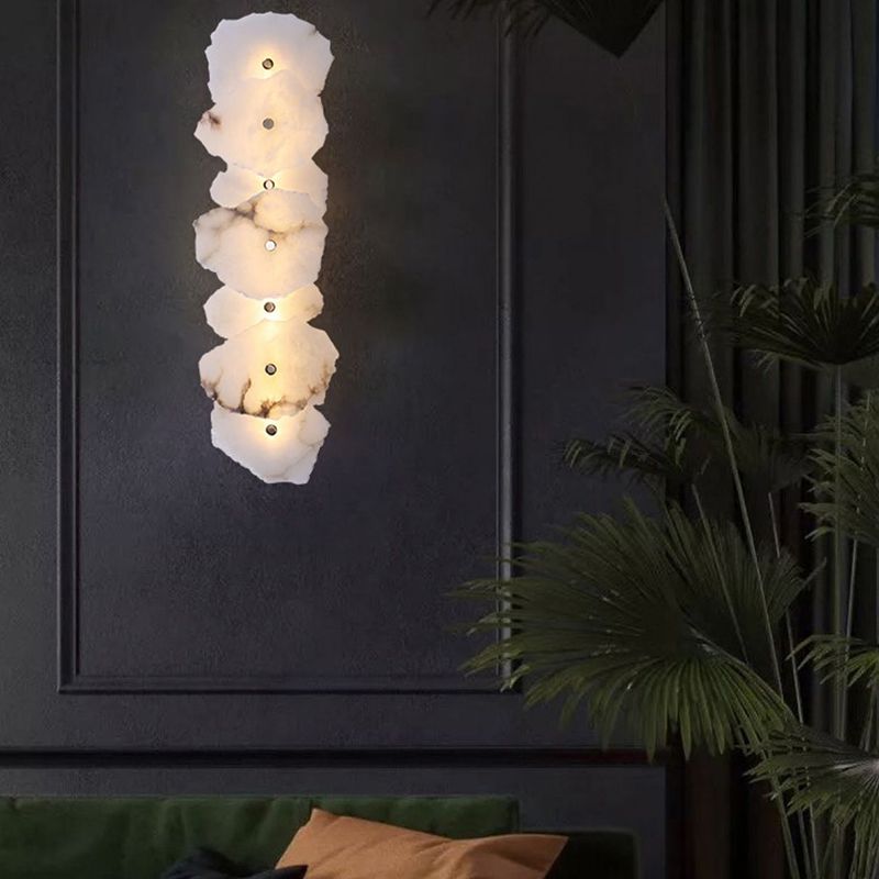 1/2/3/5/7/9-Light White Contemporary Shaded LED Metallic Wall Mounted for Bedroom