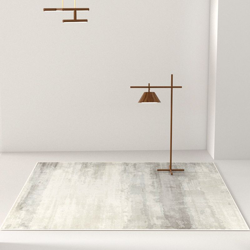 Multicolor Trendy Rug Polyester Carpet Rendering Traces Indoor Rug Anti-Slip Backing for Living Room