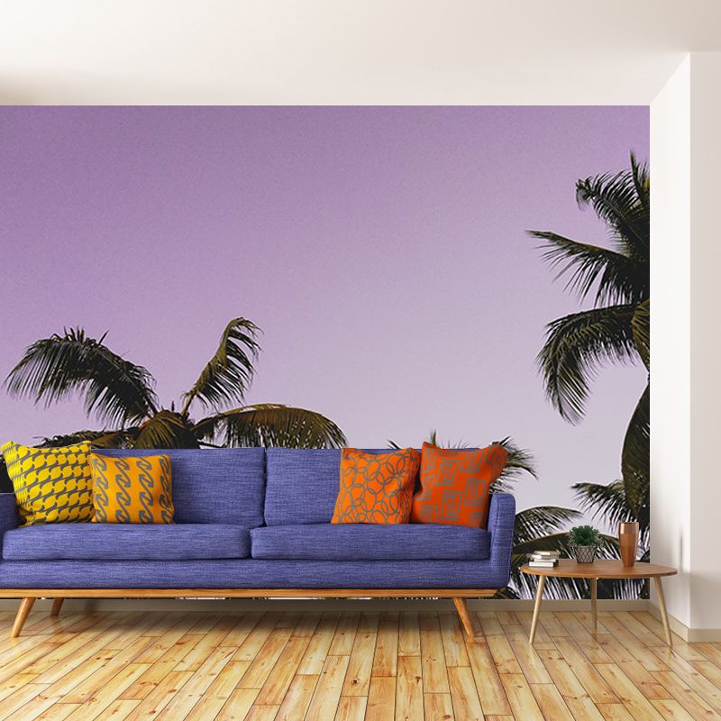Tropical Trees Plant Wall Covering for Living Room Bedroom Home Decor, Customized Size