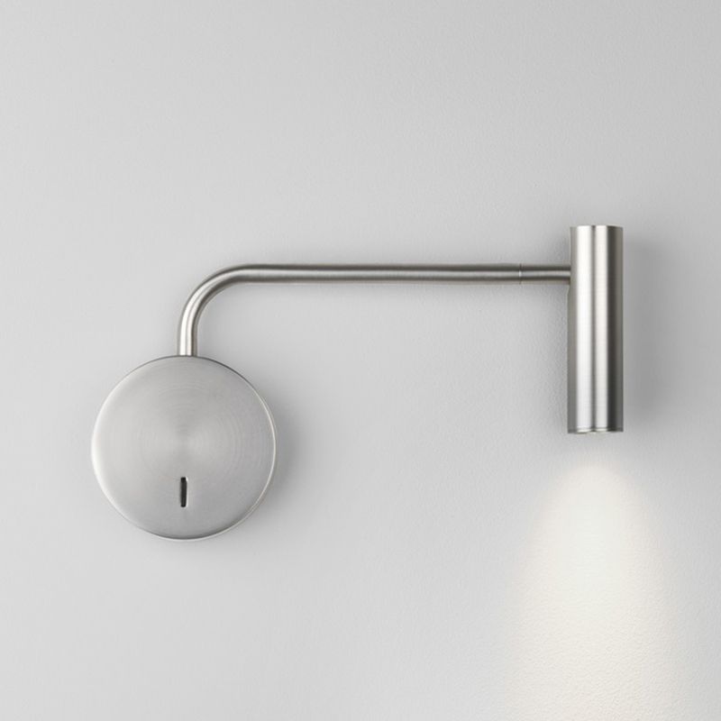 Moderne Stilzylinderwandmontagelampe Metall 1 Leicht Wandmontage Lesellichter