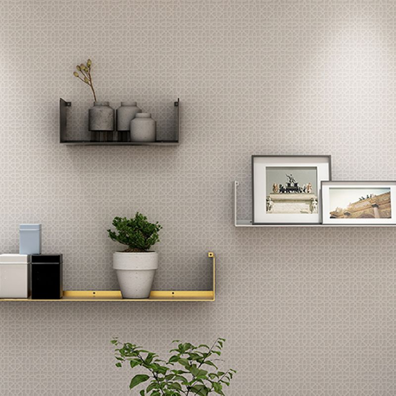 Metal Floating Bookcase Modern Style Closed Back Bookshelf for Home Office