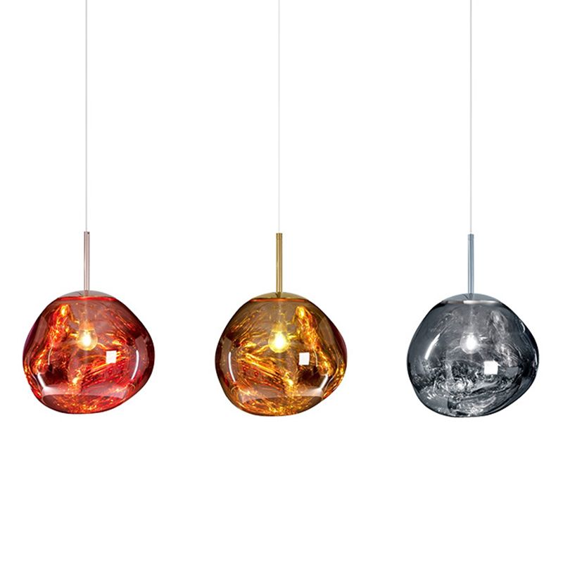 1 pendentif en verre léger Louteurs de plafond modernes pendants suspendus pour la salle à manger