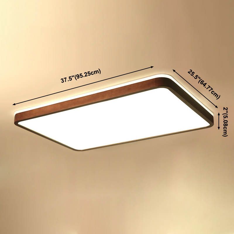 Fixation de la lumière du Mont-Flush moderne 1-Salon de la lumière Flush Mount Light avec Shade Acrylique