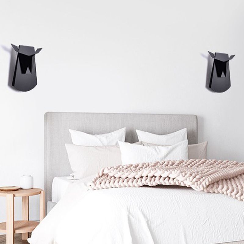Kunstdekor Tier Wandlampe Metall Wohnzimmer LED LED Leuchte Leuchte
