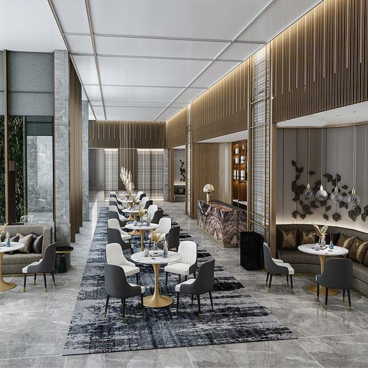 Modern 1/2/4/5 Pieces Dining Set Round Stone Dining Table for Dining Room