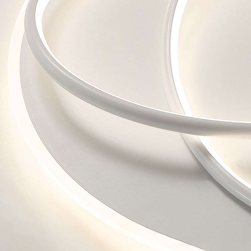 Modern Style Linear Shape Ceiling Lighting Metal 2 Light Ceiling Light for Bedroom