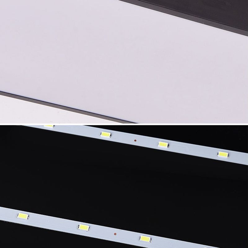 Rectangle Box Flush Mount Lights Modern Minimalist Style Acrylic Flush Light