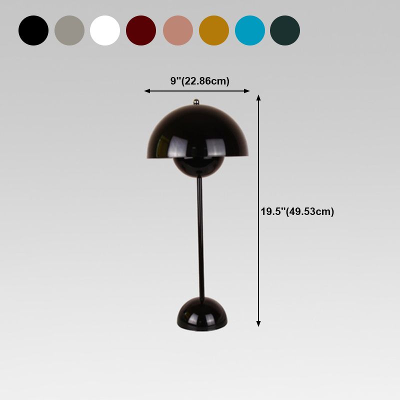 Dome Table Light Nordic Style Metal Night Table Lamp for Bedside