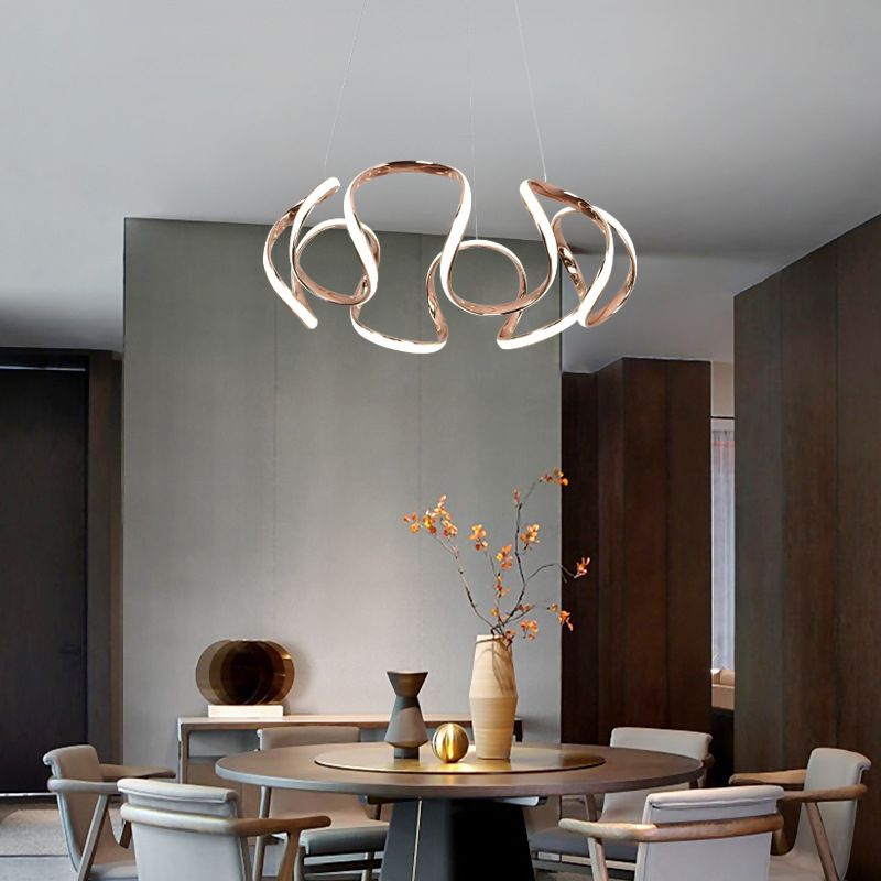 Accendere la lampada appesa alla lampadina a LED moderna Led Illuminazione per sala da pranzo