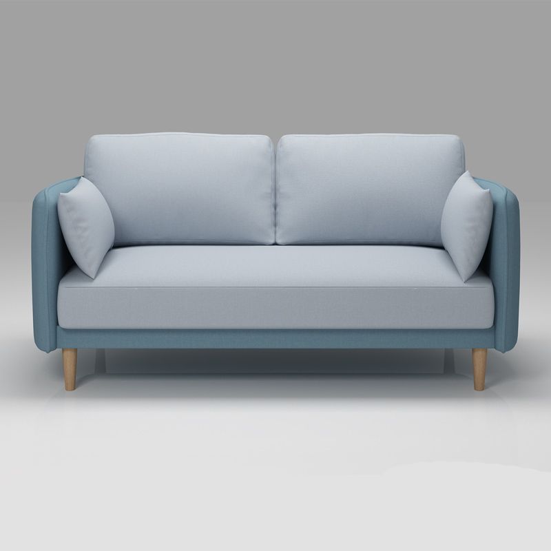 Tuxedo Arm Sofa Scandinavian Fabric Sofa 29.13" D x 31.89" H