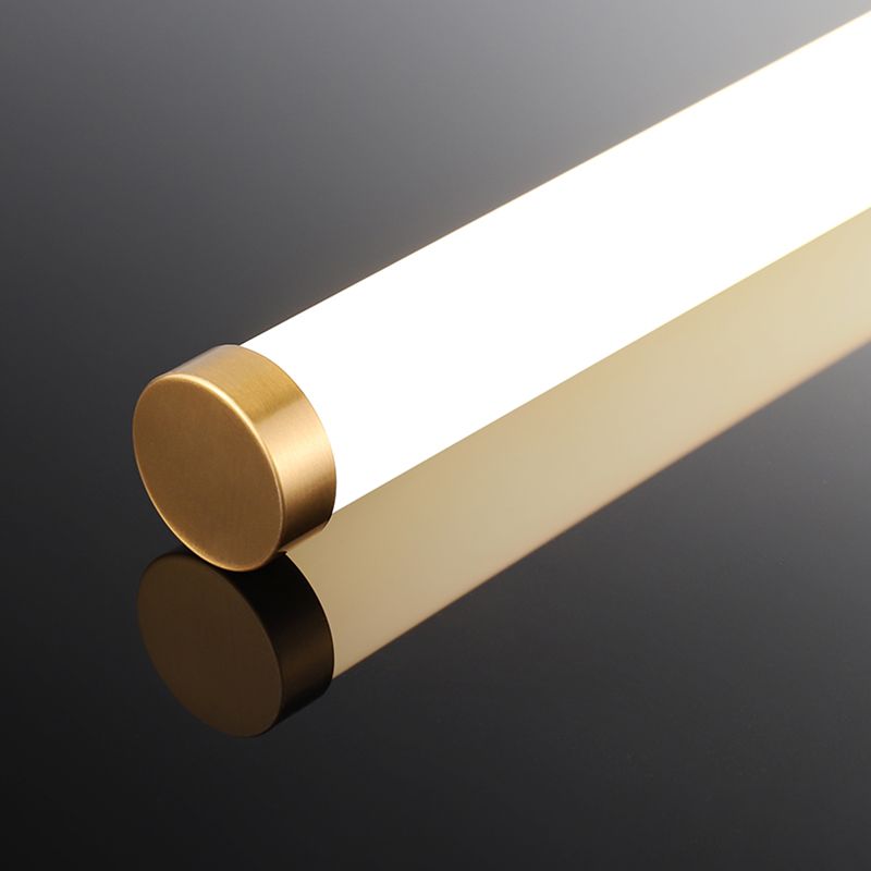 Lampada da parete dritta in metallo MODERNO MODERNO MODIALE LED LED LIGHT PER BAGNI