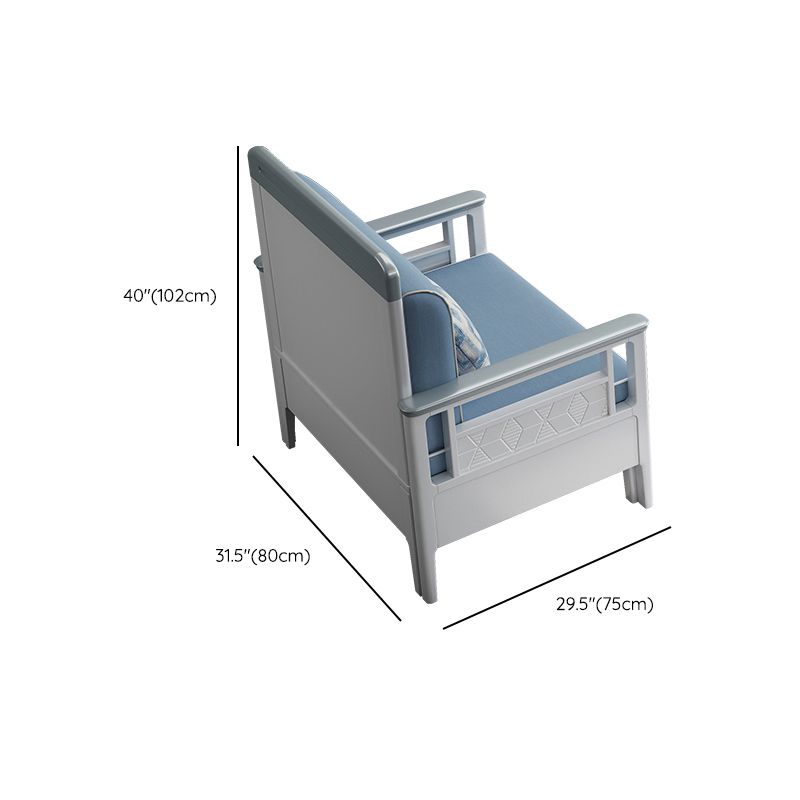 40"H Contemporary Sectional Sofa Fabric Sectional with Bostol Pillows