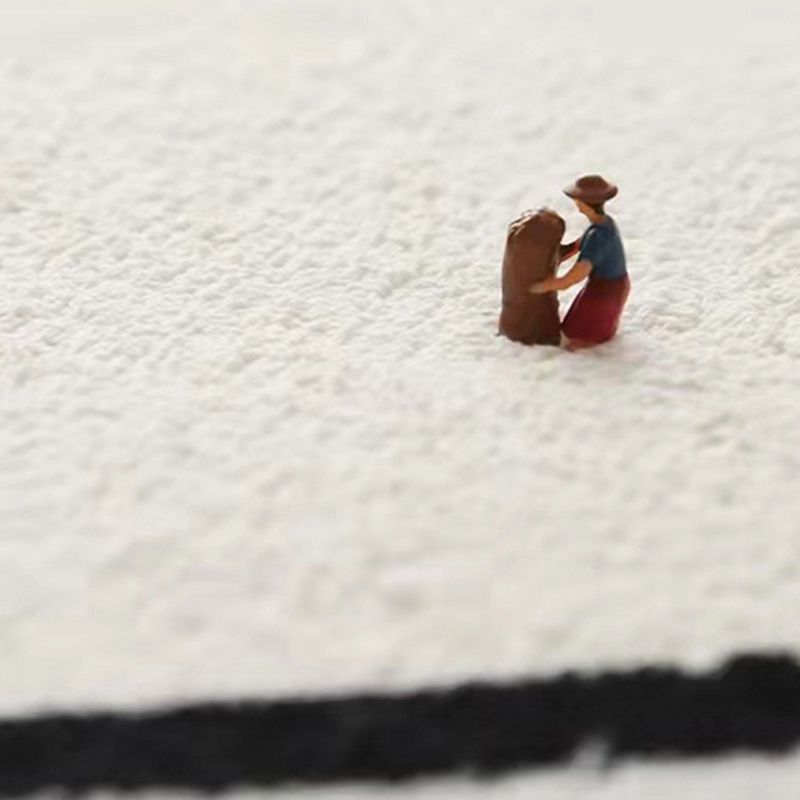 Lichtbruine modern tapijt polyester kleur klont tapijt wasbare caret voor woonkamer