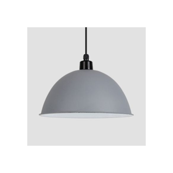 Nordic Stylish Bowl Hanging Light Single Light Aluminum Pendant Lamp for Gallery Cafe