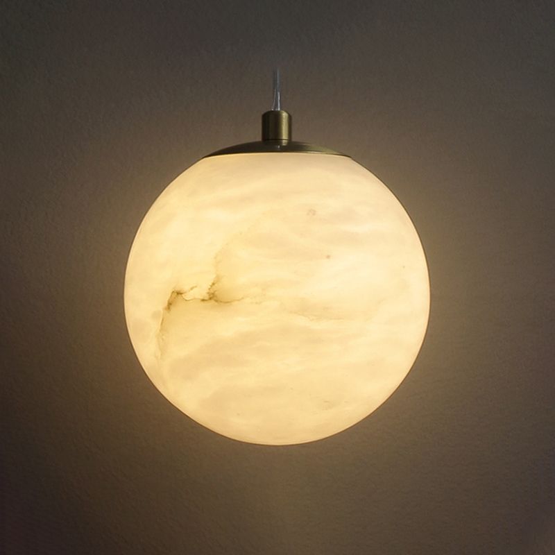 Stein schattierte hängende Leuchte zeitgenössischer Stil weißer Anhänger Beleuchtung