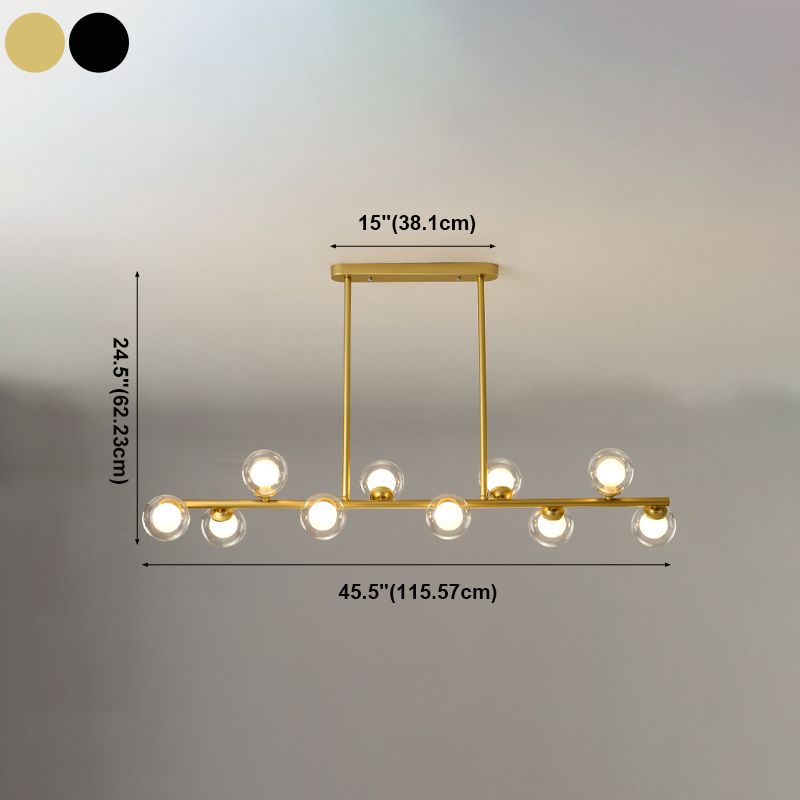 Modern Style Dining Pendant Lamp Fixture Kitchen Dining Room Glass Shade Hanging Light