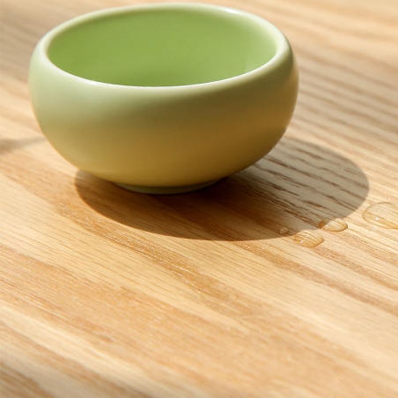 11"H Contemporary Coffee Table Solid Wood Coffee Cocktail Table