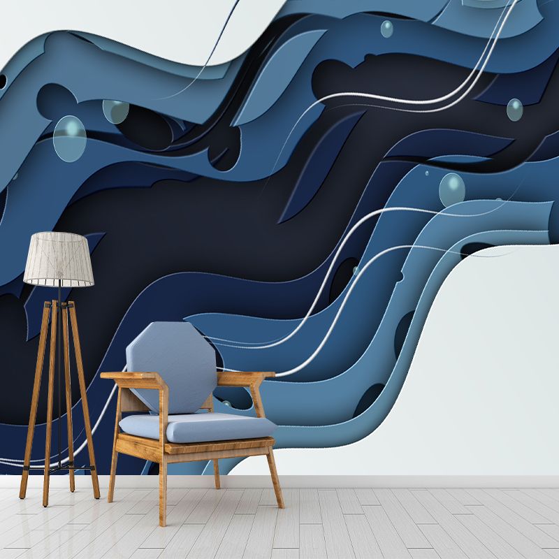 Illustration Stain Resistant Wallpaper Abstract Pattern Living Room Wall Mural