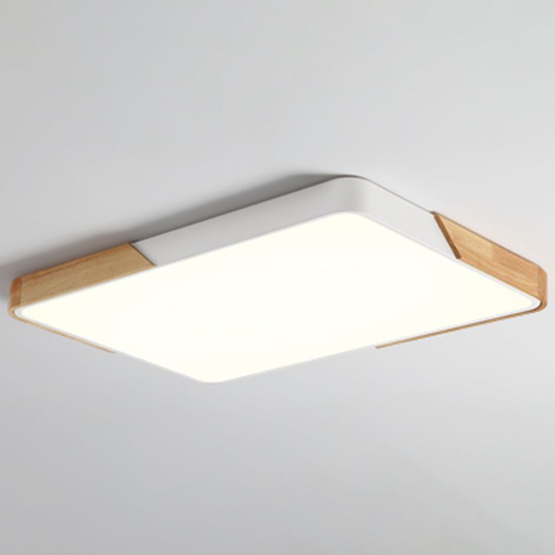 Plafonnier LED de Style macaron moderne, luminaire de plafond géométrique en fer pour chambre à coucher
