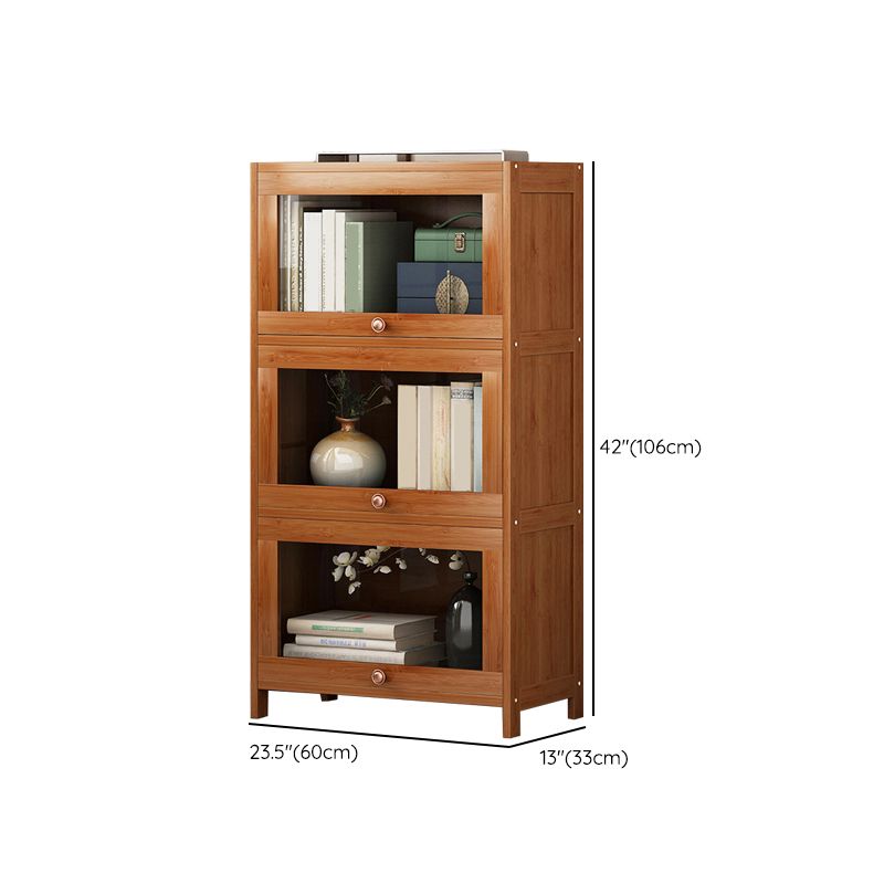 Urban Shelf Bookcase Engineered Wood Book Shelf with Cabinets for Study Room