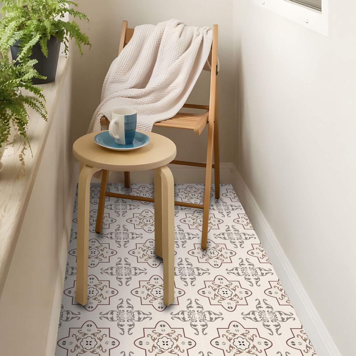 PVC Peel & Stick Field Tile Square Field Tile Peel & Stick Field Tile