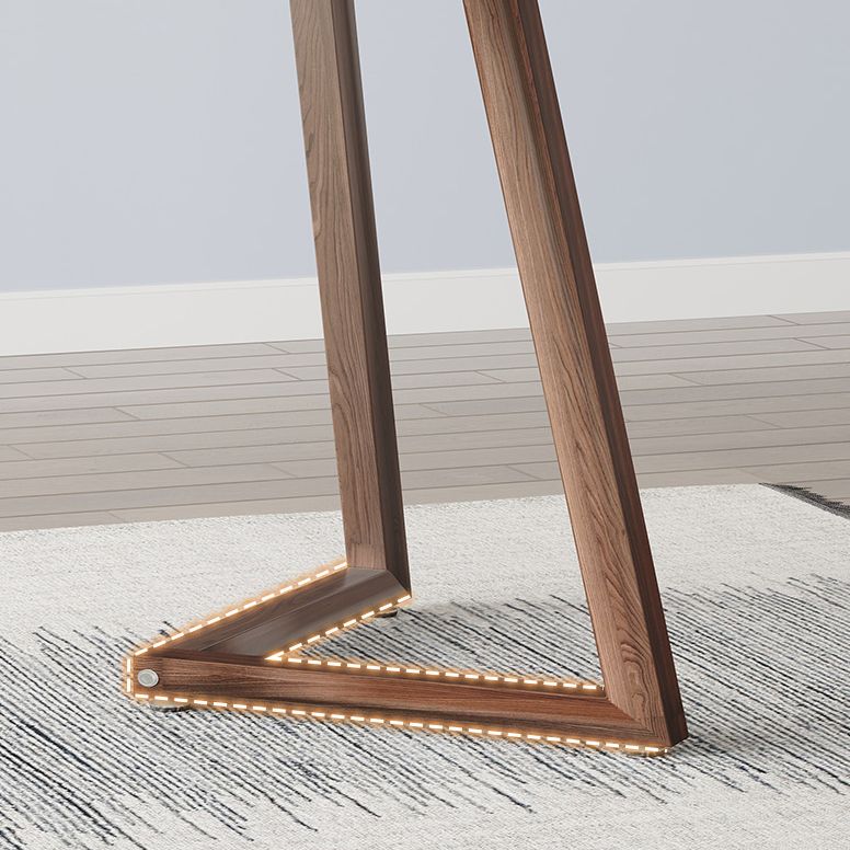 Wooden Modern Dining Room Set with Double Pedestal Base Formal Table Set for Home Use