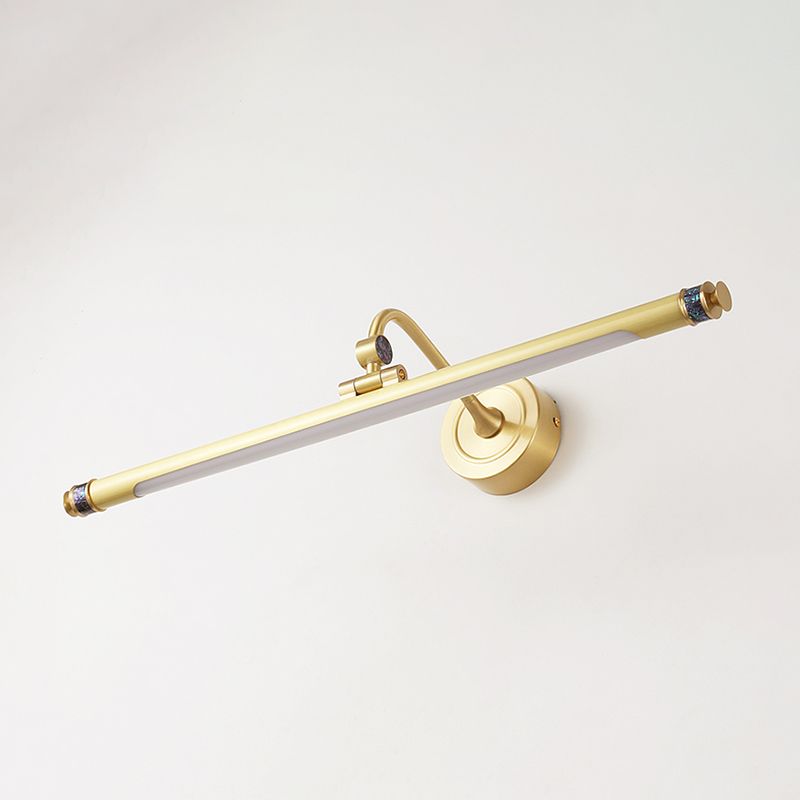 LED Vanity Light Fixtures Traditional Mirror Front Lighting with Acrylic Shade
