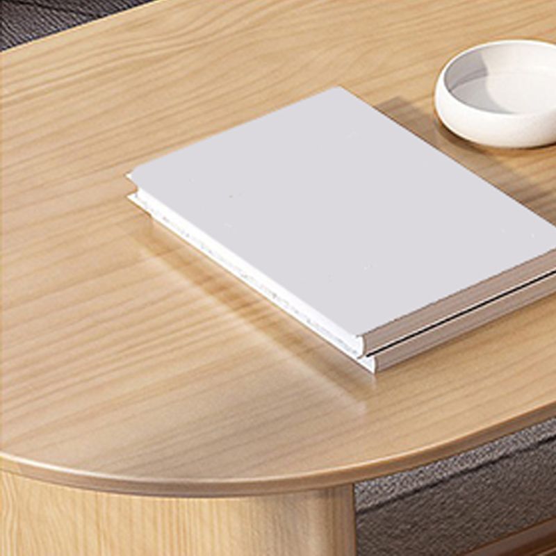 Brone Solid Wood Coffee Table Living Room Trestle Coffee Table