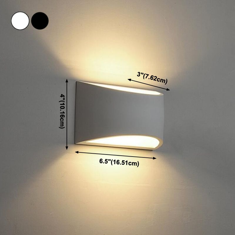 Geometrische Form Metallwandbeleuchtung moderne Stil 2 Lichter Wandleuchten