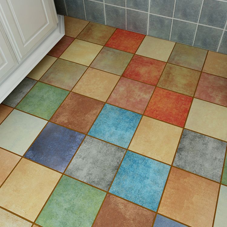 Multi-Tonal Style Vinyl Flooring Peel and Stick Vinyl Flooring with Low Gloss