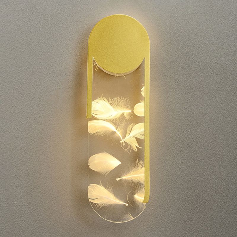 Modern Style Wall Mount Light LED Wall Light with Acrylic Shade for Bedroom