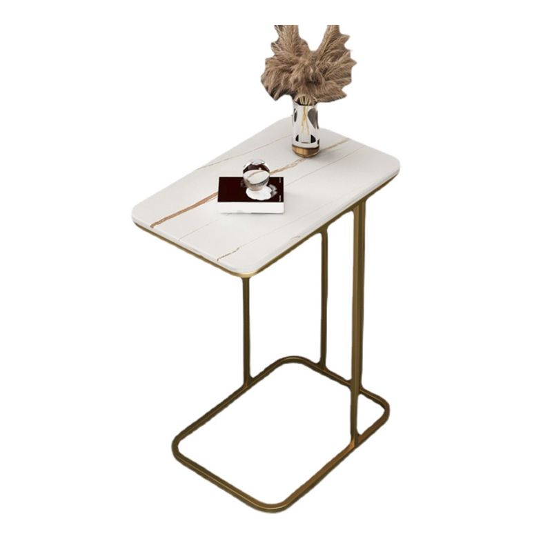 Slate Rectangular Side Table Modern Minimalist Sofa Corner Table