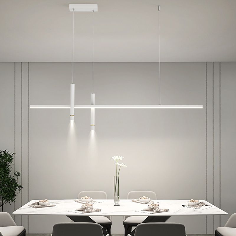 Linear Modern 3 - Light Kitchen Island Fixture Interior LED Ceiling Pendant Lighting