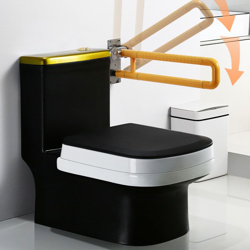 Siphon Jet Toilet Water Efficient Compact Toilet with Ceramic Glazed Surface