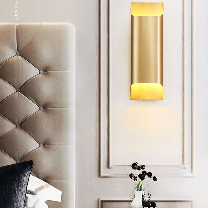 Modern Simplicity Geometric Wall Mounted Lamps Aluminum Wall Mount Light Fixture for Bedroom