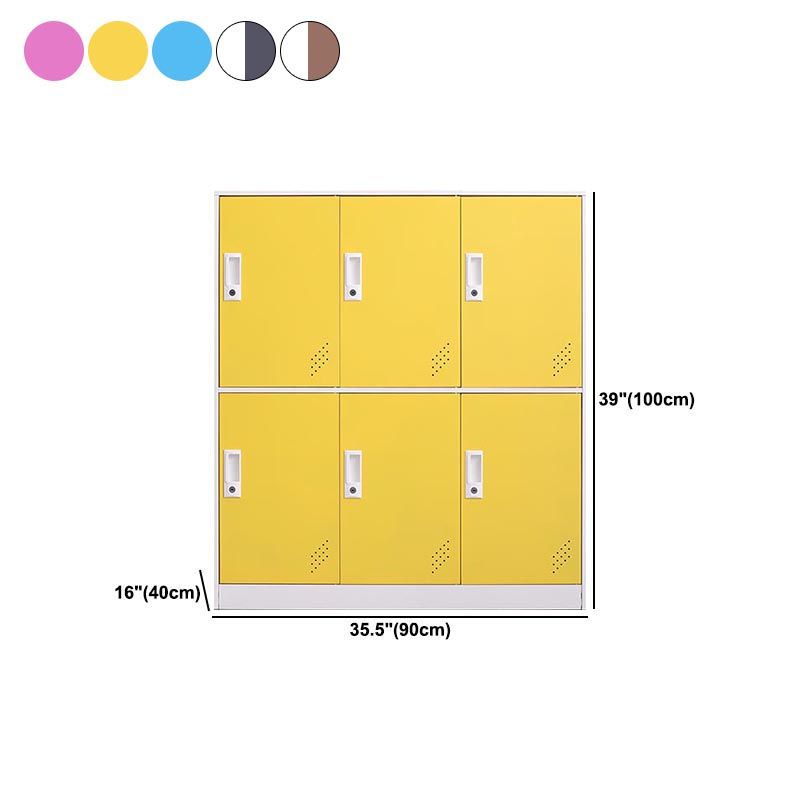 Non-Hanging Armoire with Lock Contemporary Storage Cabinet for Home