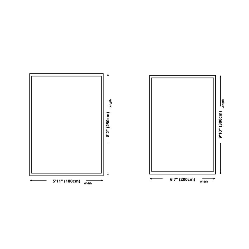 Light Grey Simple Rug Polyester Line Rug Non-Slip Backing Area Rug for Living Room