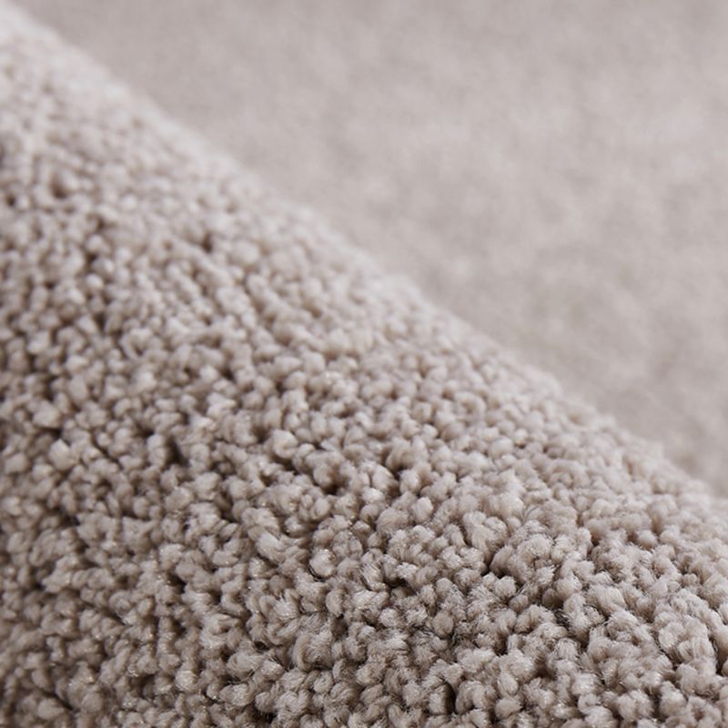 Round Plain Shag Rug Classical Indoor Carpet Non-Slip Backing Carpet for Home Decoration