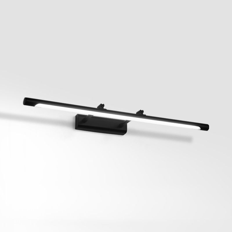 Modern Linear Wall Mounted Vanity Lights Metal Vanity Mirror Lights with Acrylic Shade