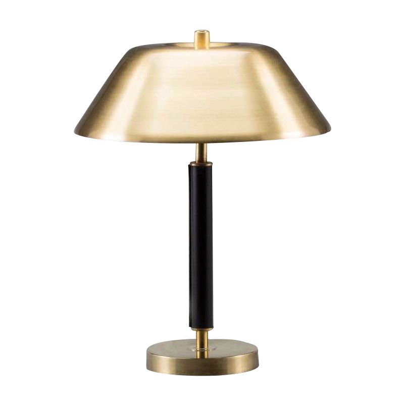 Single Light Postmodern Black Gold Metal Bedroom Living Room Desk Lamp