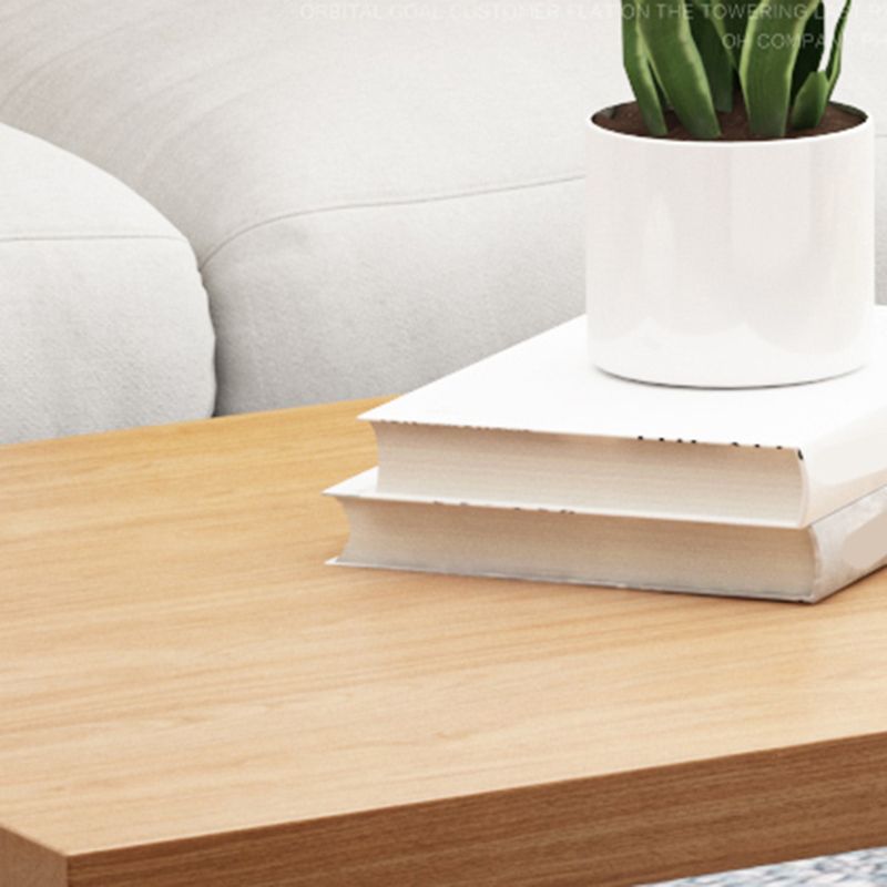 Nordic Rectangular Coffee Cocktail Table Wooden Sled Coffee Table