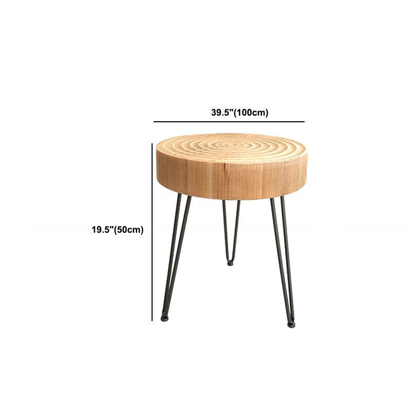 Scandinavian 1 Single Coffee Table Solid Wood Cocktail Table