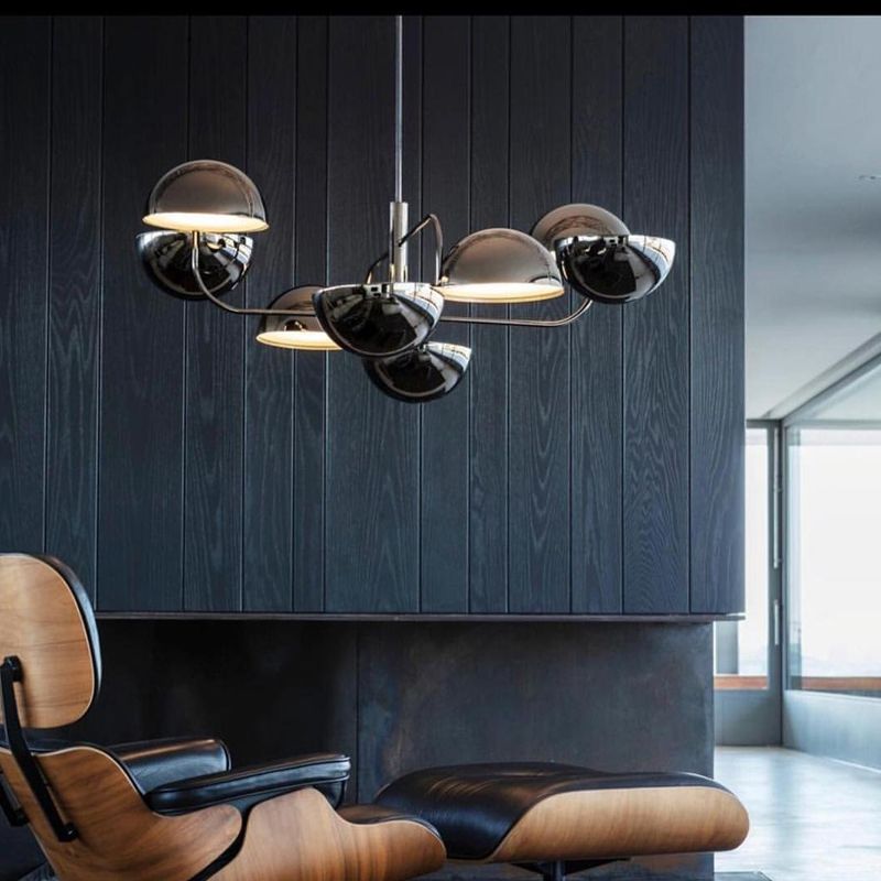 Metal Ceiling Lamp Postmodern Chandelier Pendant Light for Living Room Dining Room